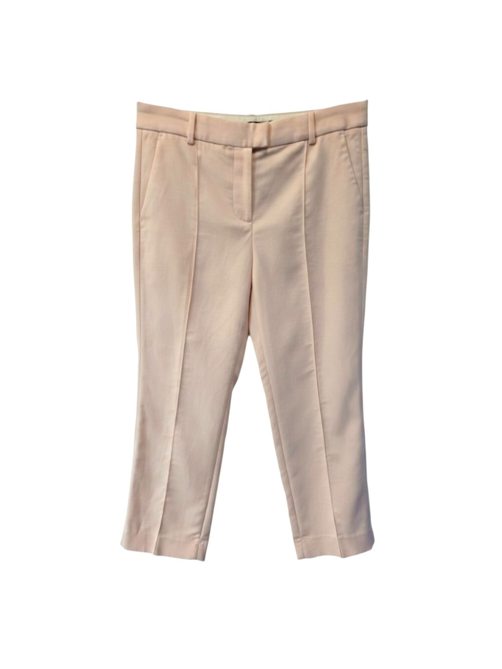 Women's Tailored Crop Pants in Light Blush